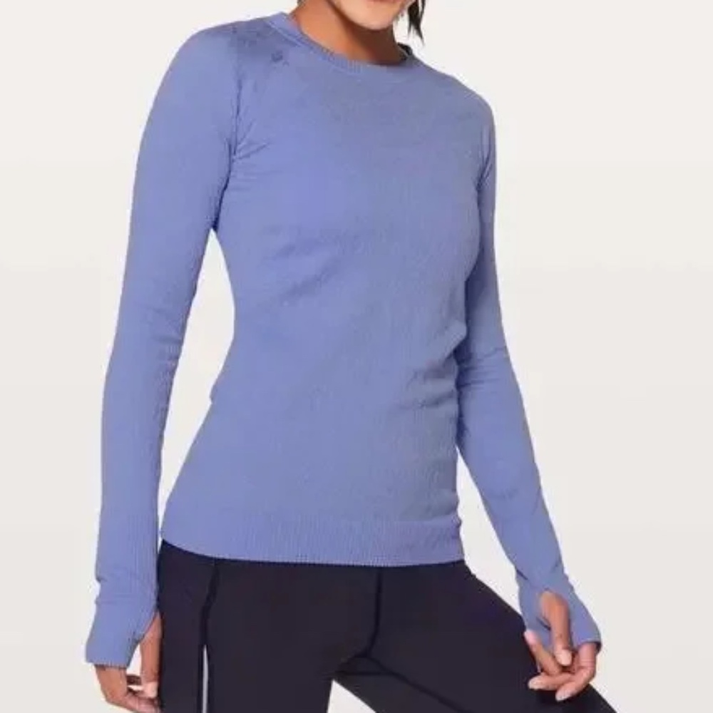 Lululemon Rest Less Pullover Hydrangea Blue (6)
